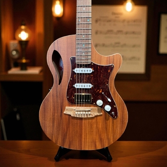 Cole Clark Thinline True Hybrid HSS Grand Blackwood, RW Fingerboard