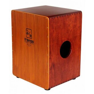 A Tempo Percussion CJDOSV01 Dos Voces Double-Sided Cajon in Natural Finish
