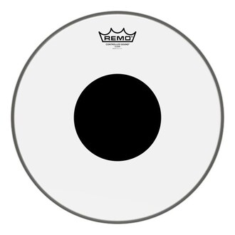 Remo 12" Controlled Sound Clear Top Black Dot Drum Head