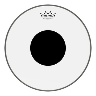Remo 18" Controlled Sound Clear Top Black Dot Drum Head