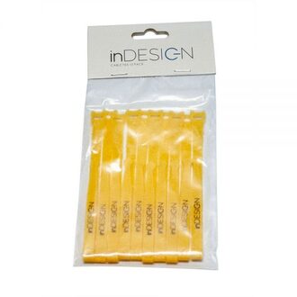 inDESIGN Cable Tie 15 x 200mm 10 pack. Yellow