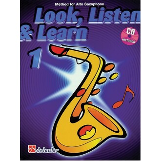 Look Listen & Learn Part 1 Alto Sax Bk/cd