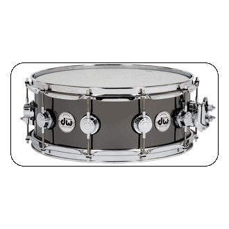 DW 14"/5.5" Collector's Series Black Nickel over Brass Snare - DRVB5514SVC
