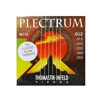 Thomastik Ac112 Plectrum 12-59 Tin Coated Treble Acoustic Strings