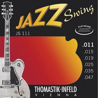 Thomastik Jazz Swing Series Flatwound 11/47 Electric Guitar String Set