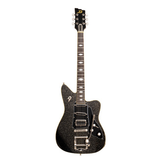Duesenberg Paloma Electric Guitar with Tremolo in Black Sparkle