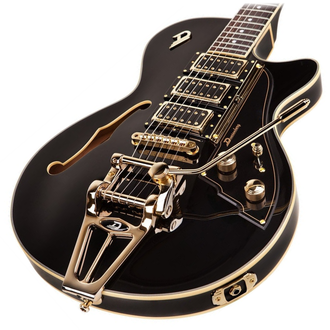 Duesenberg Starplayer TV Semi-Hollow Custom 3 Pickup - Black