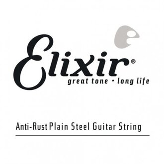 Elixir 13014 Anti-Rust Plain Steel Single Guitar String .014 Gauge
