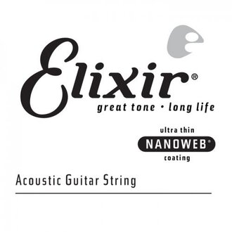 Elixir 14122 Nanoweb SingleGuitar String .022 Phosphor Bronze