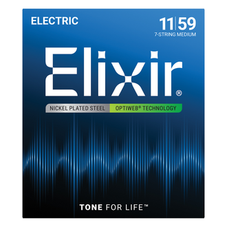 Elixir Optiweb 7-String Set Electric Guitar Medium 11-59