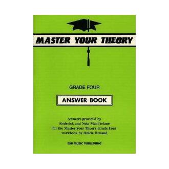 MASTER YOUR THEORY ANSWER BK 4 By MacFarlane R & N