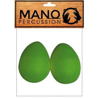 Mano Percussion Egg Shakers 35G Green Pair