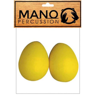 Mano Percussion Egg Shakers 45G Yellow Pair