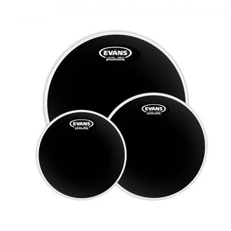 Evans Black Chrome Tompack, Rock (10 inch, 12 inch, 16 inch)