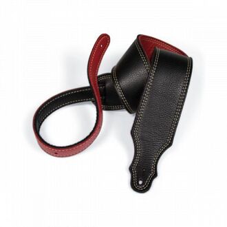 Franklin 2.5" 3-Ply Reversible Glove Leather Strap Black/Red