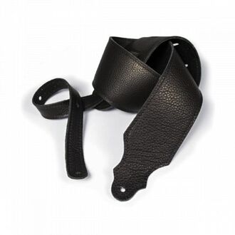 Franklin 3" Black Purist Leather Strap with Buck Backing
