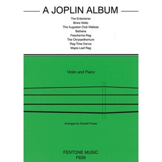 A Joplin Album Violin/piano Arr Fraser