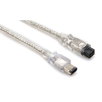 Hosa FIW96106 FireWire 800 Cable, 6pin to 9pin, 6 ft