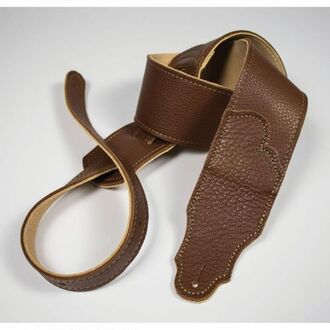 Franklin Original 2.5" Caramel Glove Leather Strap with Gold Stitching