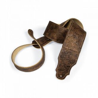 Franklin Roadhouse 2.5" Distressed Glove Leather Strap with Natural Stitching