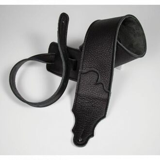 Franklin Original 3" Black Glove Leather Strap with Black Stitching
