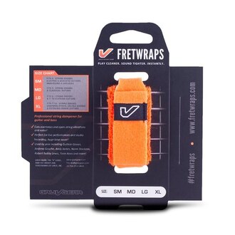 Gruv Gear FretWraps String Muters Small Flare Orange 1-Pack