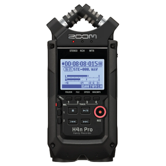 Zoom H4n Pro Black Edition Four Channel Portable Audio Recorder