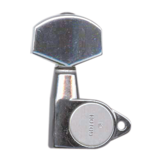 Gotoh G30K Deluxe Acoustic/Electric Machine Heads 3-a-Side - Chrome