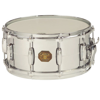 Gretsch Chr/Brass 6.5x110 L Snare Drum G4164