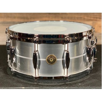 Gretsch Solid Aluminum 6.5x110L Snare Drum G4164SA