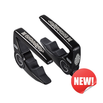 G7th Perfomance 3 Guitar Capo Satin Black Celtic Special Edition