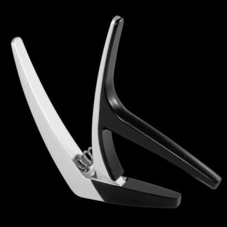 G7 Nashville Guitar Capo Clip-On Style Curved 6-String Silver