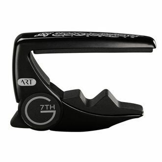 G7 Performance 3 Celtic Black Guitar Capo suits Curved or Flat Fingerboards