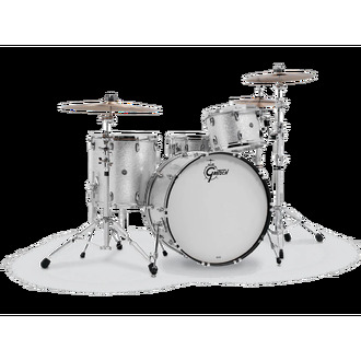 Gretsch Brooklyn 3Pc 14x20 Silver Sparkle Drum Kit GB-E403-012
