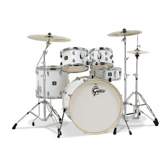 Gretsch Energy 20" 5pc Drum Kit w/Hardware Pack - White GE46055W