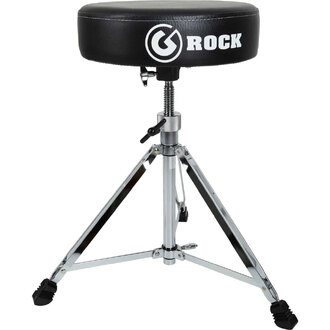 Gibraltar GIRK108 Rock Series Double Braced Round Drum Throne In Black