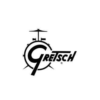 Gretsch Vinyl Decal Black Drum Accessory GR40BDBLK