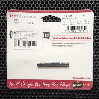 Graph Tech Slotted Nut Black TUSQ 42 X 3.22 X 4.98MM SC STY