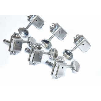 GT Acoustic/Electric Kluson Style Tuning Machines In Nickel Finish (3+3)