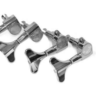 GT Electric Bass Guitar Sealed Tuning Machines In Chrome Finish (2+2)