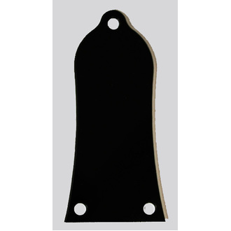 GT LP-Style Truss Rod Cover Plate In Black Finish (Pk-1)