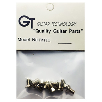 GT Machined Screws With Flat Head In Chrome Finish - 3.8mm X 5.5mm (Pk-10)