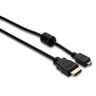 Hosa HDMM410 High Speed HDMI Cable with Ethernet, HDMI to HDMI Micro, 10 ft