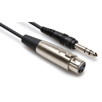 Hosa STX120F Balanced Interconnect, XLR3F to 1/4 in TRS, 20 FT