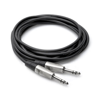 Hosa HSS075 Pro Balanced Interconnect, REAN 1/4 in TRS to Same, 75 ft