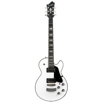 Hagstrom Super Swede Electric Guitar in White Gloss