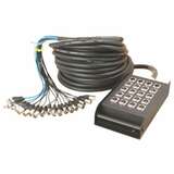 On Stage HWSNK16450 In-Line Audio Series Stage Snake Box -16 X 4, 50ft
