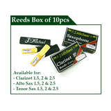 J.Michael JMRTN2 Tenor Saxophone Reeds, Size 2 (10PK)