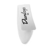 Dunlop White Plastic Thumbpick Medium 4-Pack