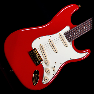 Jet Guitars JS-380-OW G Electric guitar, Gold Hardware - Red